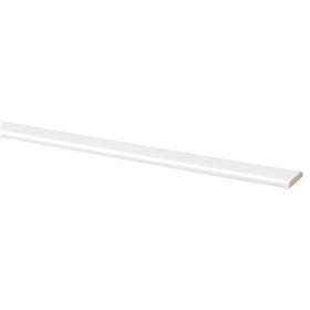 Afdeklijst MDF folie 4x30mm wit 260cm