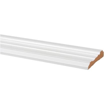 Deurlijst MDF 18x90mm wit classic 260cm