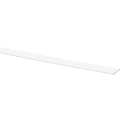 Afdekprofiel kunststof 2x20mm wit 260cm