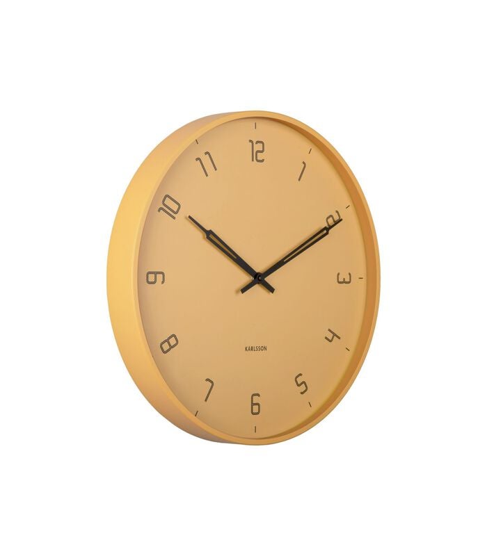 Wandklok - Stark - Geel