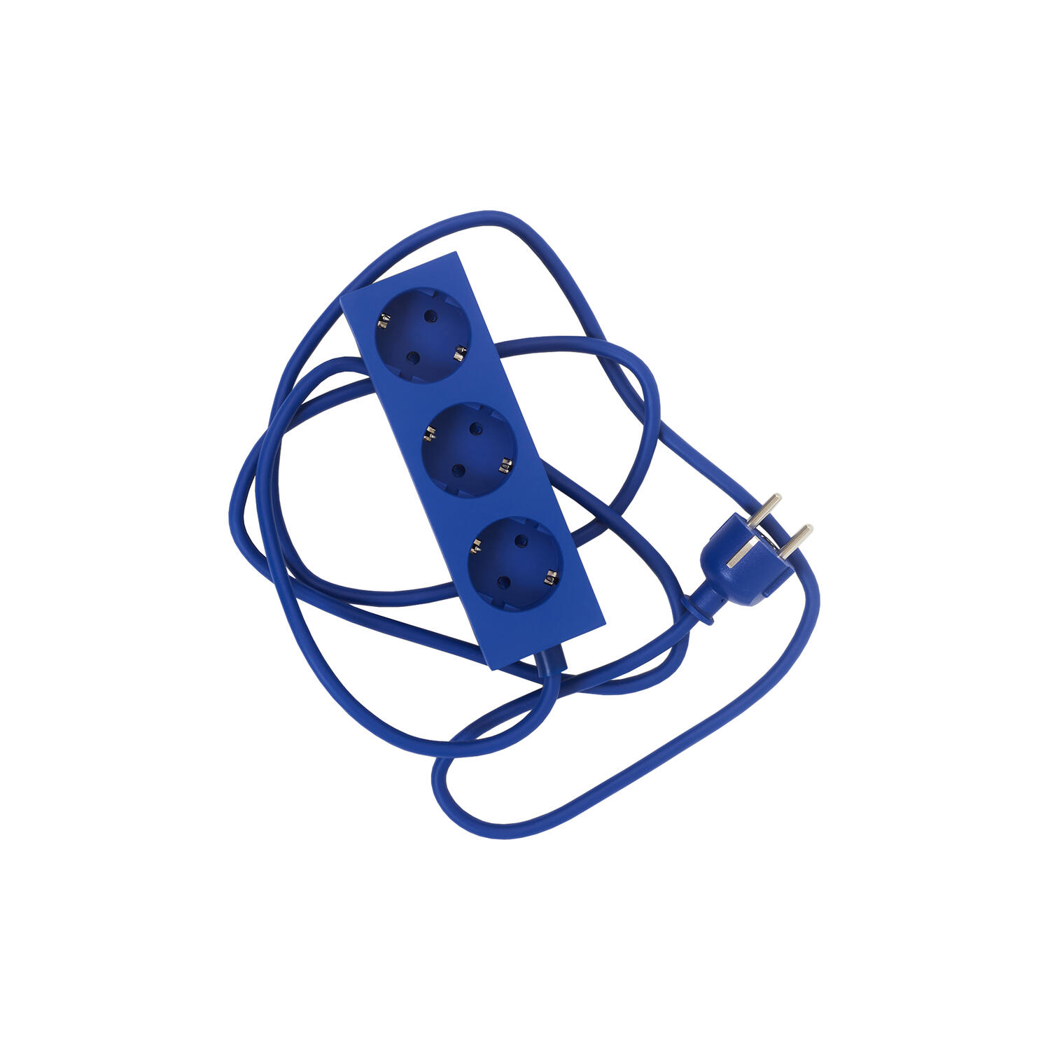 Stekkerdoos 5 Meter - 3 Stopcontacten - Ultra marine