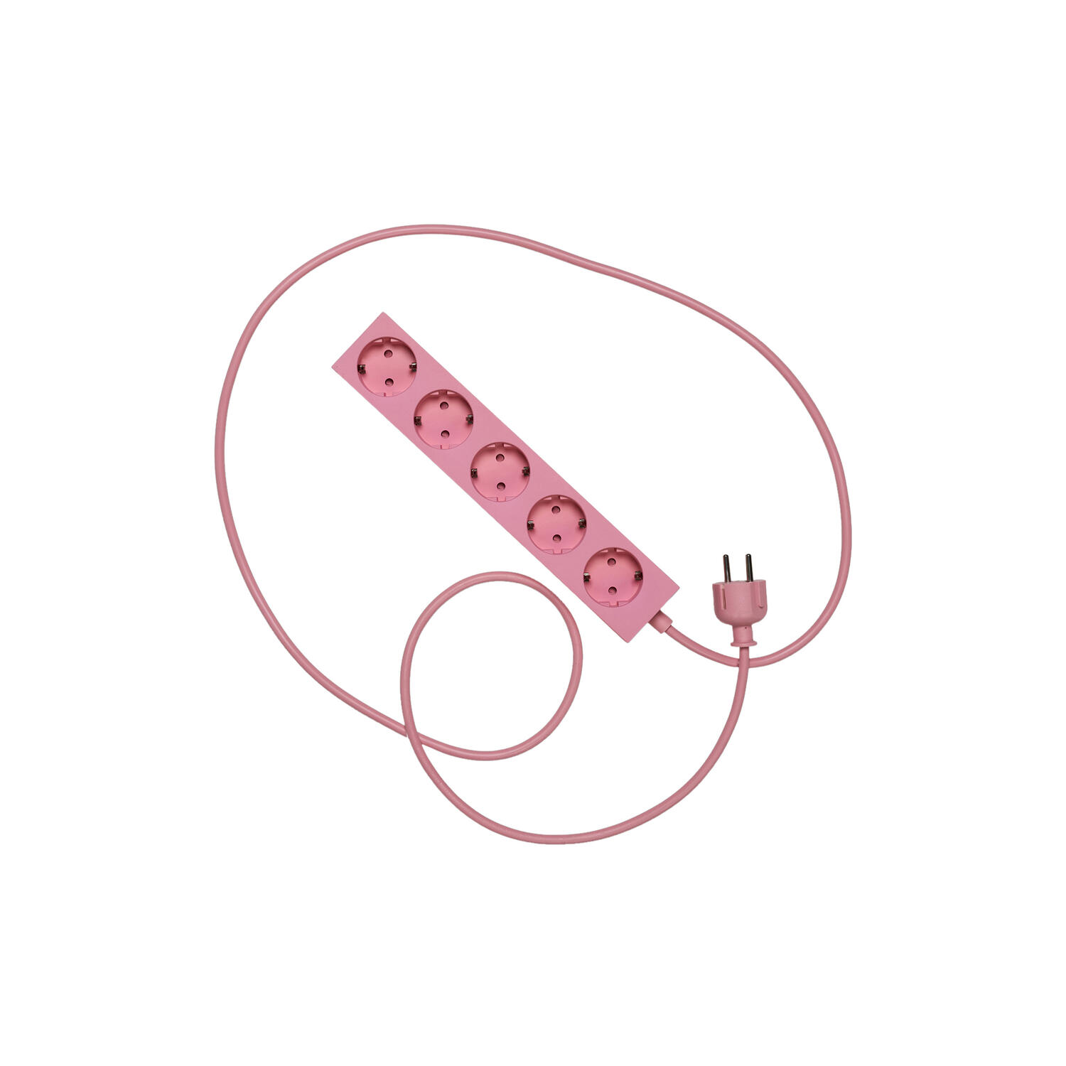 Stekkerdoos 5 Meter - Bubble Gum