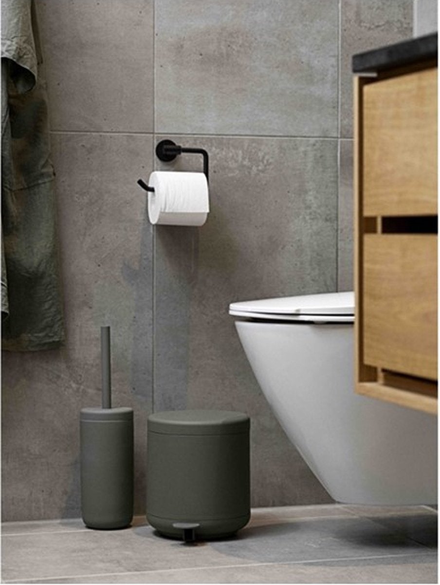 2-pack Gebogen Toiletborstels  Zonder Houder  Voor De Badkamer Compacte Toiletborstel Duurzaam Kan Diep In De Toiletrand Reiken Huishoudelijke Dieptereinigingsborstel
