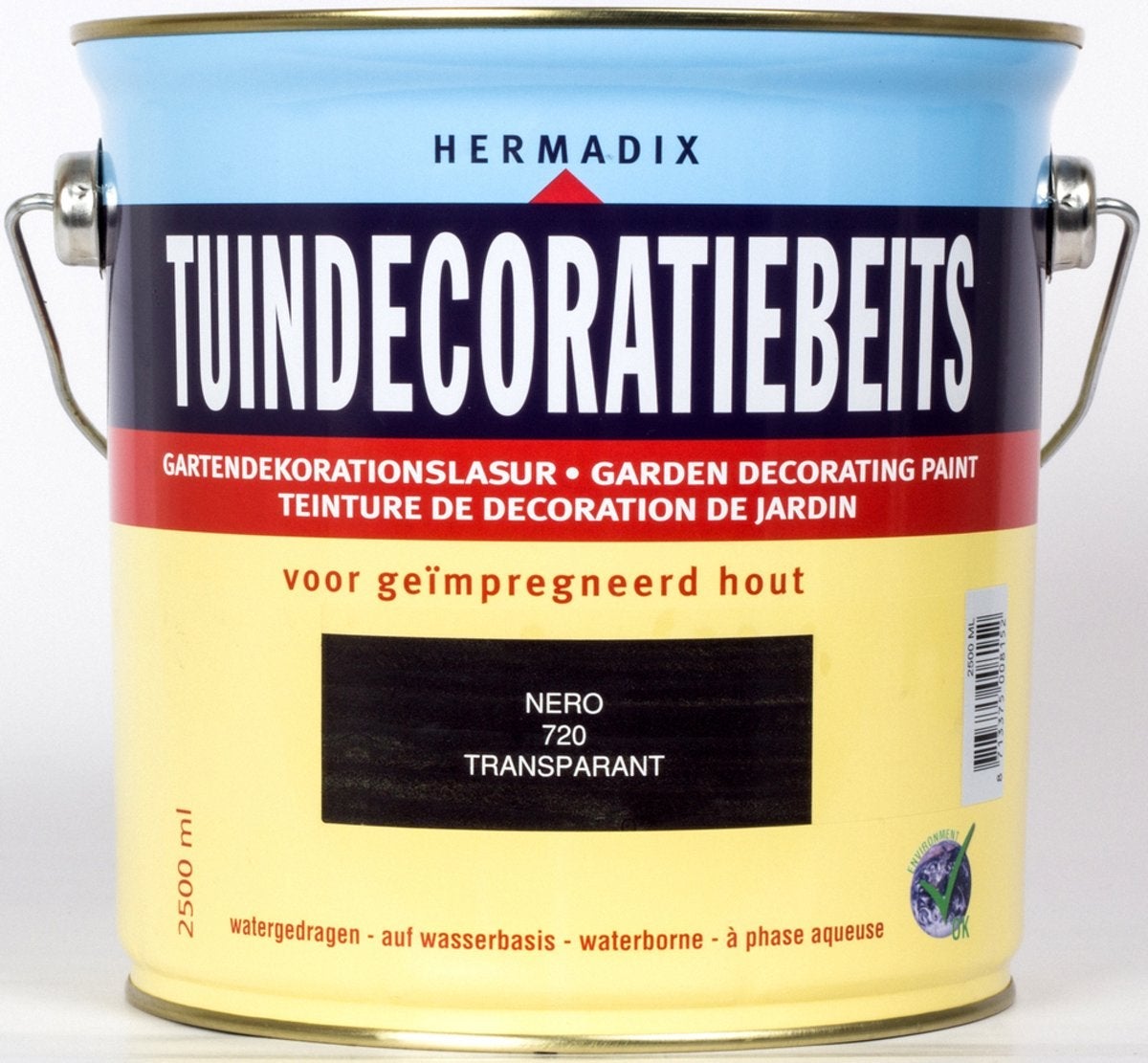 Hermadix tuindecoratiebeits nero 720 2,5 l