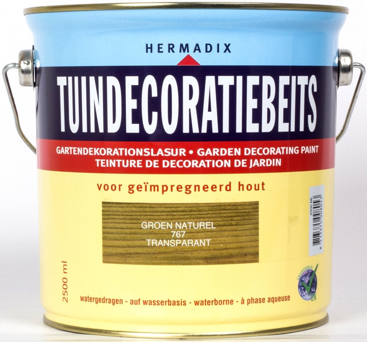 Hermadix tuindecoratiebeits groen 767 2,5 l