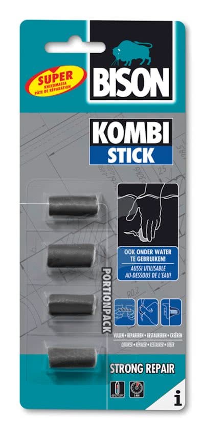 2-componentenlijm kombi stick portion 4 x 5 g