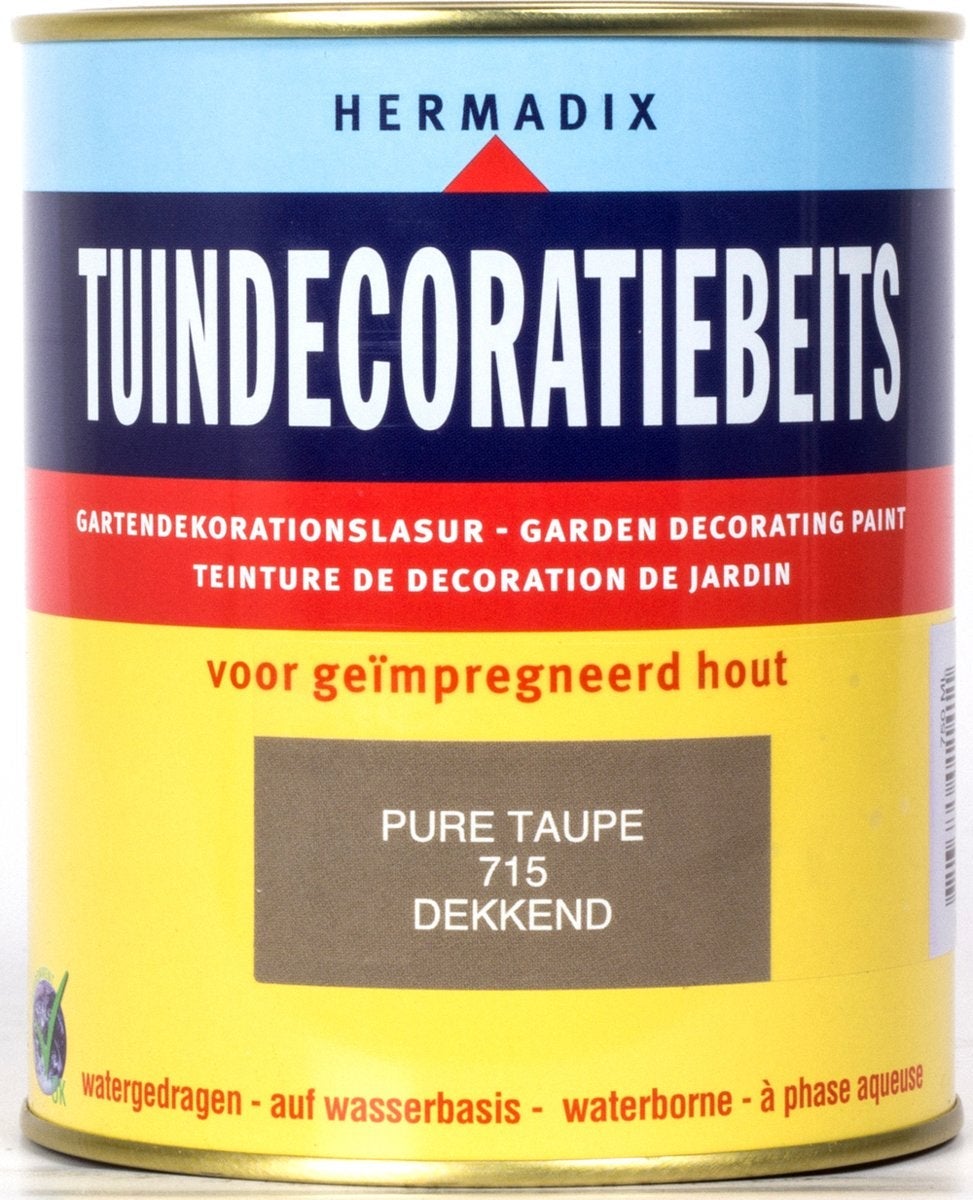 Hermadix tuindecoratiebeits pure taupe 715 750 ml
