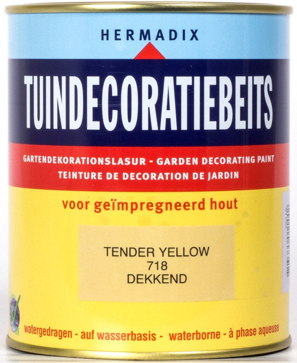 Hermadix tuindecoratiebeits tender yellow 718 750 ml