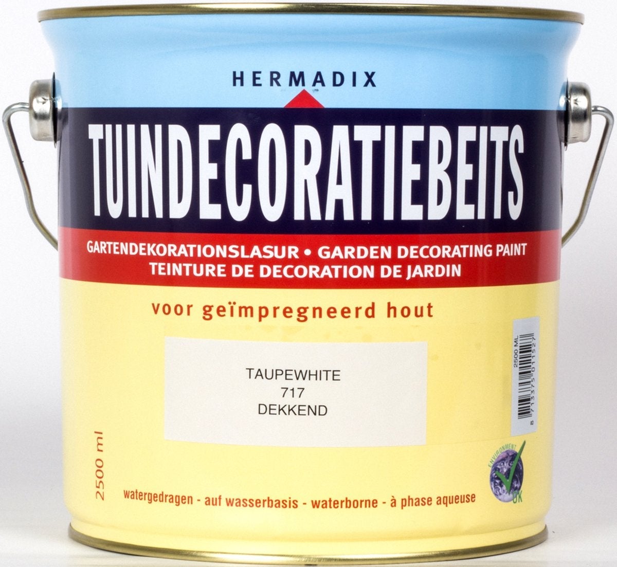 Hermadix tuindecoratiebeits taupe white 717 2,5 l