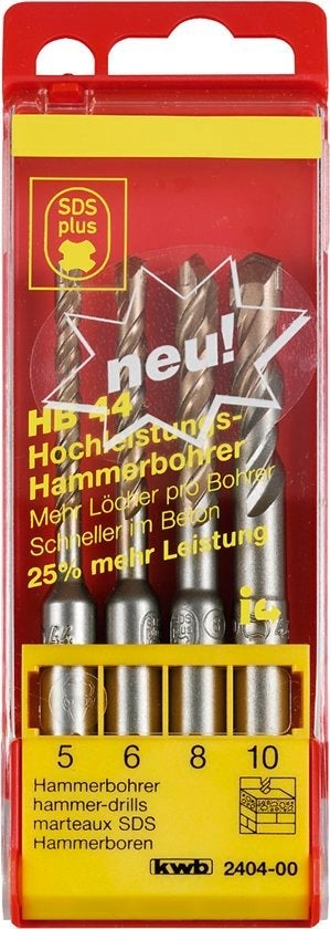 Hamerboorset 4-delig 2404-00