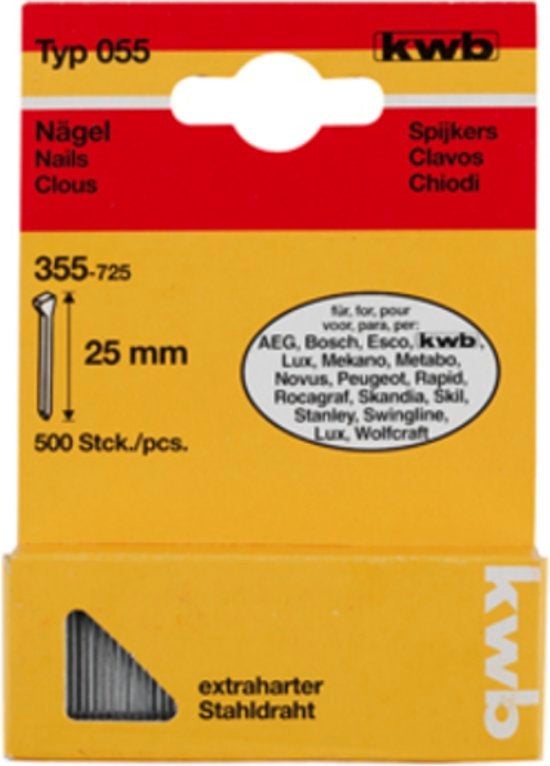 Kwb nagel hard 055 25 mm
