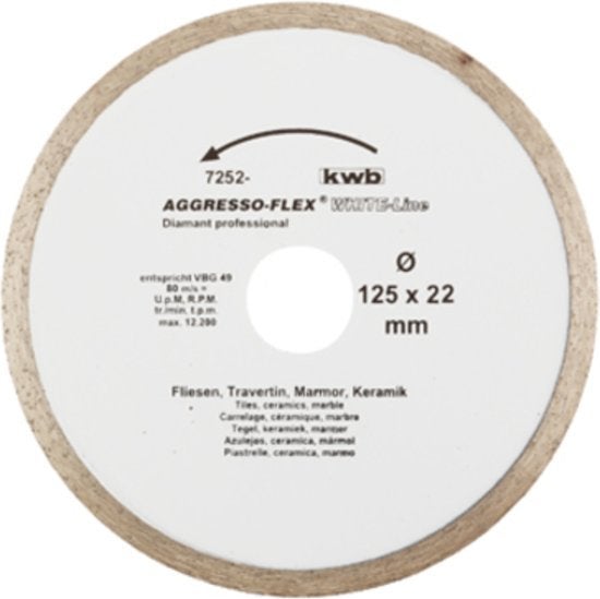 Diamantschijf 125 wh.L. 7252-40