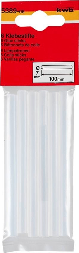 Kwb lijmpatronen 11x200mm 5393 6 stuks