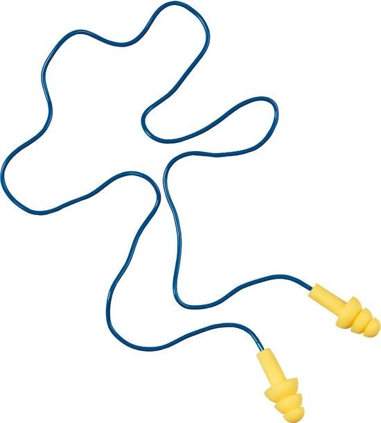 Kwb oordop aan draad geel 1 paar