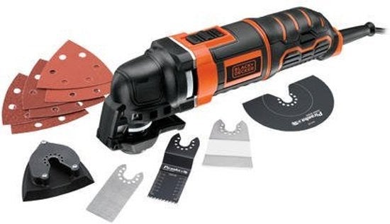Multitool - MT300KA  incl. koffer en 11 accessoires - Oranje/zwart 