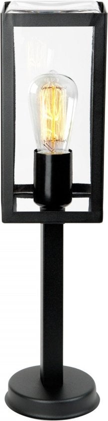 Sokkellamp - Huizen sokkel - Zwart