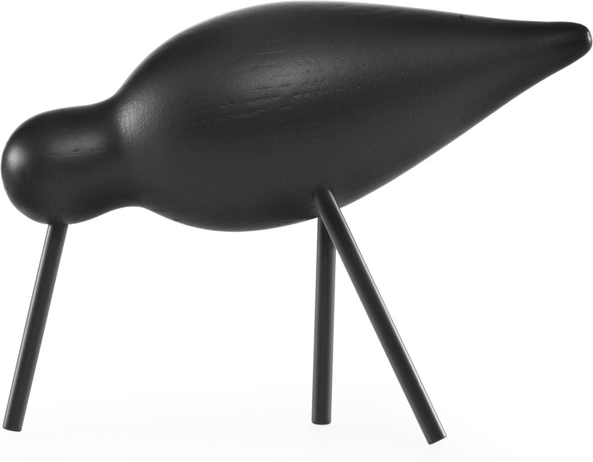 Beeld Shorebird medium - zwart
