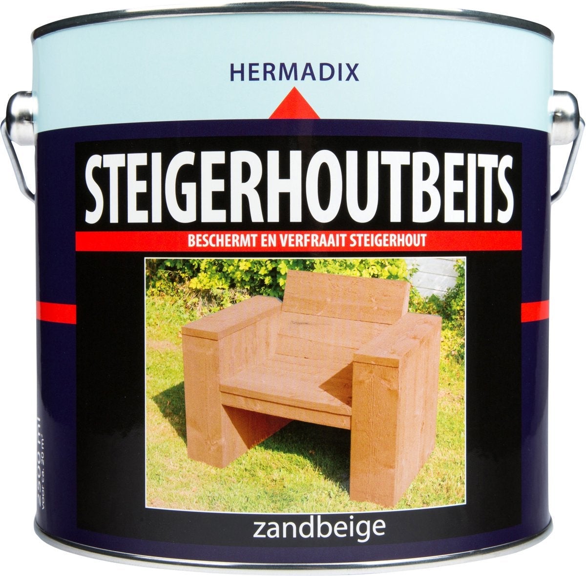 Hermadix steigerhoutbeits zandbeige 2,5 l