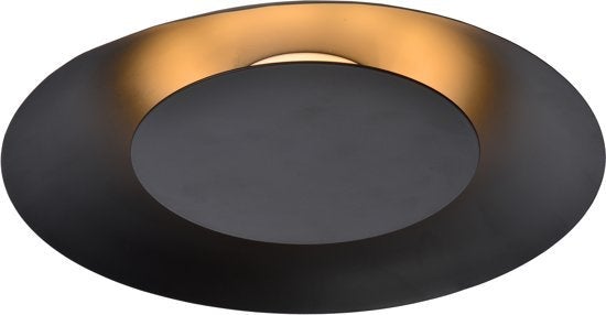 Plafonnière - Foskal Ø 34,5 Cm Led 1X12W 2700K  - Zwart