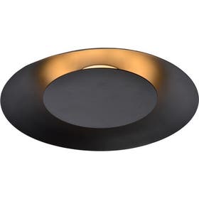 Plafonnière - Foskal Ø 34,5 Cm Led 1X12W 2700K  - Zwart