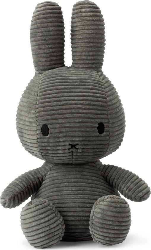 Knuffel - Nijntje Corduroy Grey - 50 cm