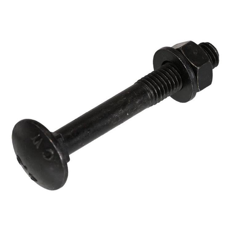 Blackline slotbout m8 x 70 + moer + ring zwart 25 stuks