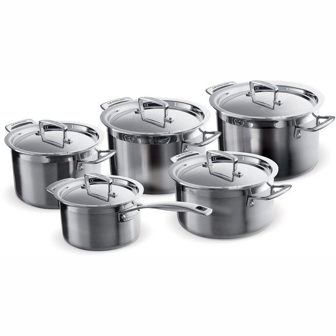 Pannenset - 5-delig - RVS