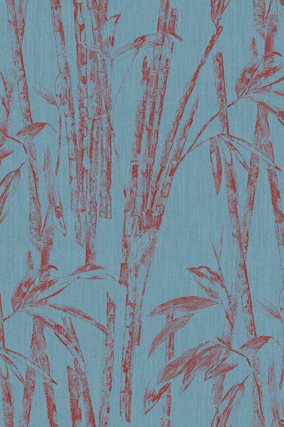 Vinylbehang -  Refined Structures 3 Nikko Blauw - 10,05 m lang x 100 cm breed