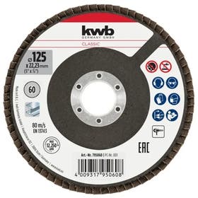 Slijpschijven - K80 - 125 mm