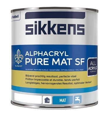 Muurverf - Alphacryl pure mat sf 1 liter - N00