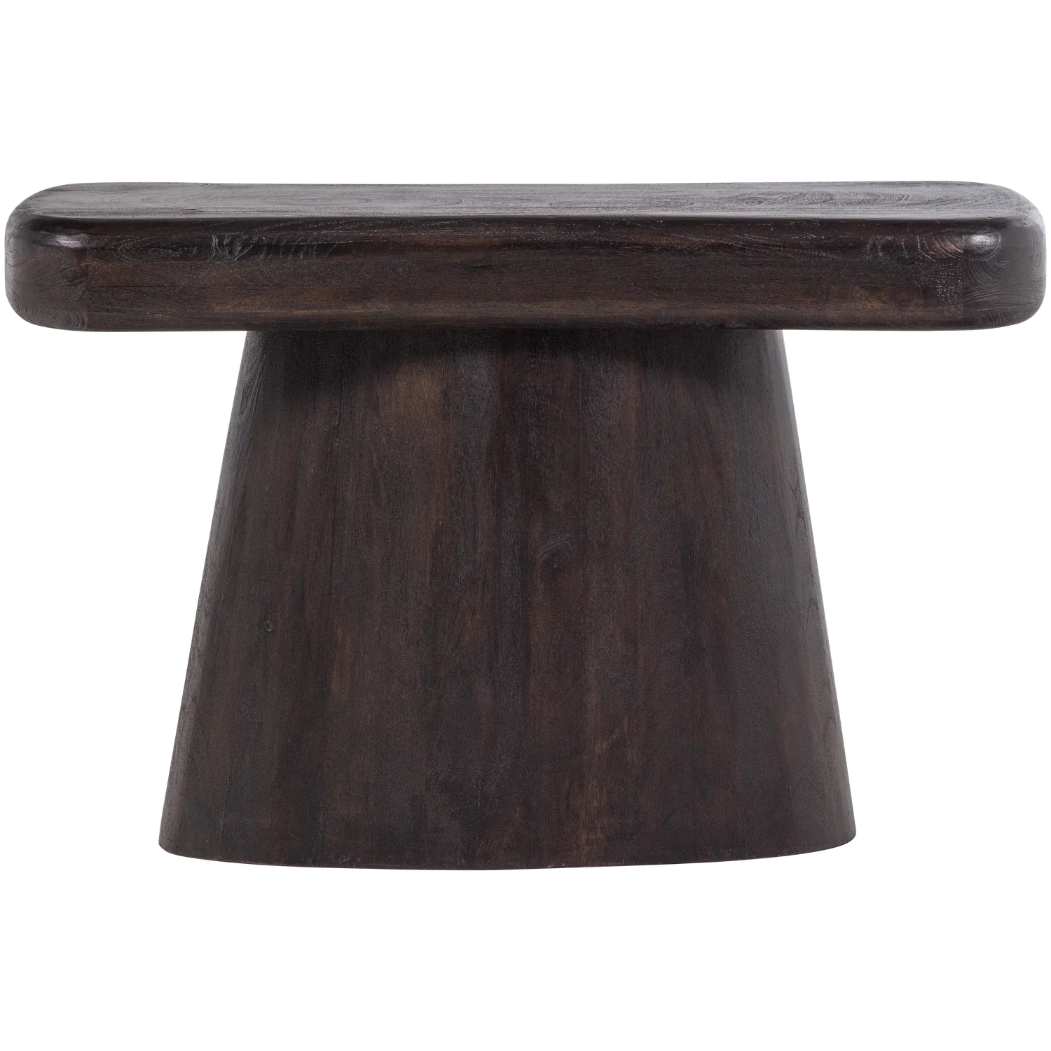 Bijzettafel - Amco Mangohout Donkerbruin - H76xB120xD40cm