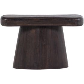 Bijzettafel - Amco Mangohout Donkerbruin - H76xB120xD40cm