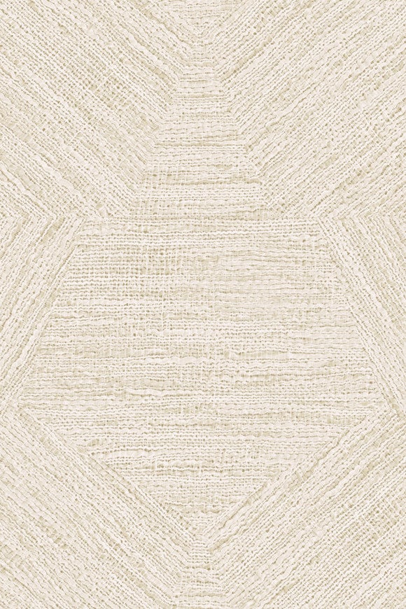 Vinylbehang - Pentagono Ivory 33040 Crème - 10,05 m Lang x 100 cm Breed 