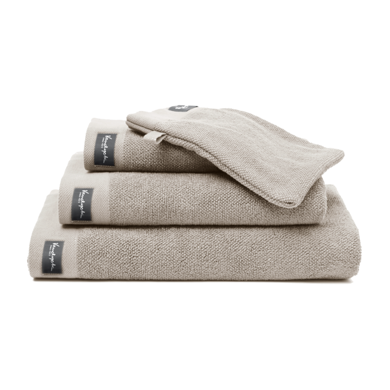 Badhanddoek Home uni 90x180cm - Stone