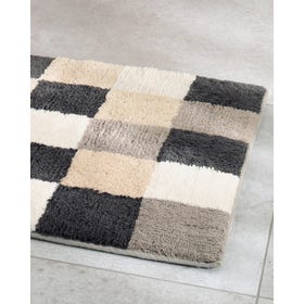Badmat - Karo 60x60cm - Naturel