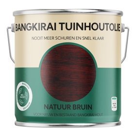 Bangkirai Tuinhoutolie - Natuur Bruin - 2500 ml.
