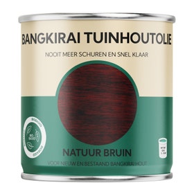 Bankirai Tuinhoutolie - Natuur Bruin - 750 ml.
