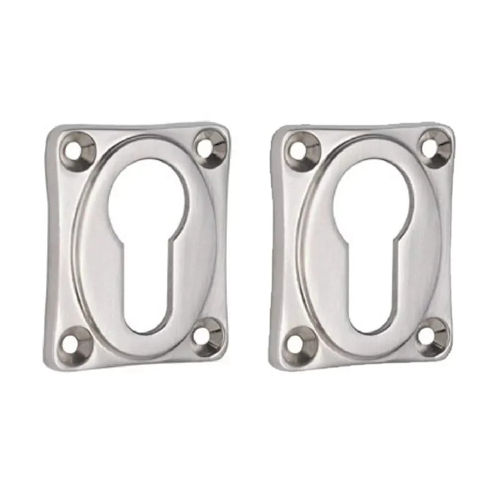 Cilinderrozet Vierkant 47X39 MM - Mat Nikkel Ongelakt