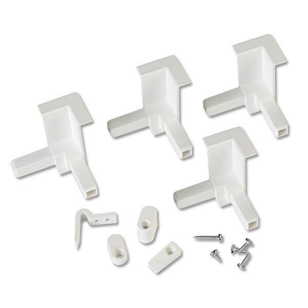 Bevestigingsset inzethor wit