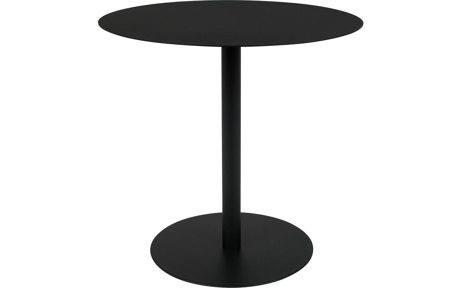 Bijzettafel Snow rond S - zwart