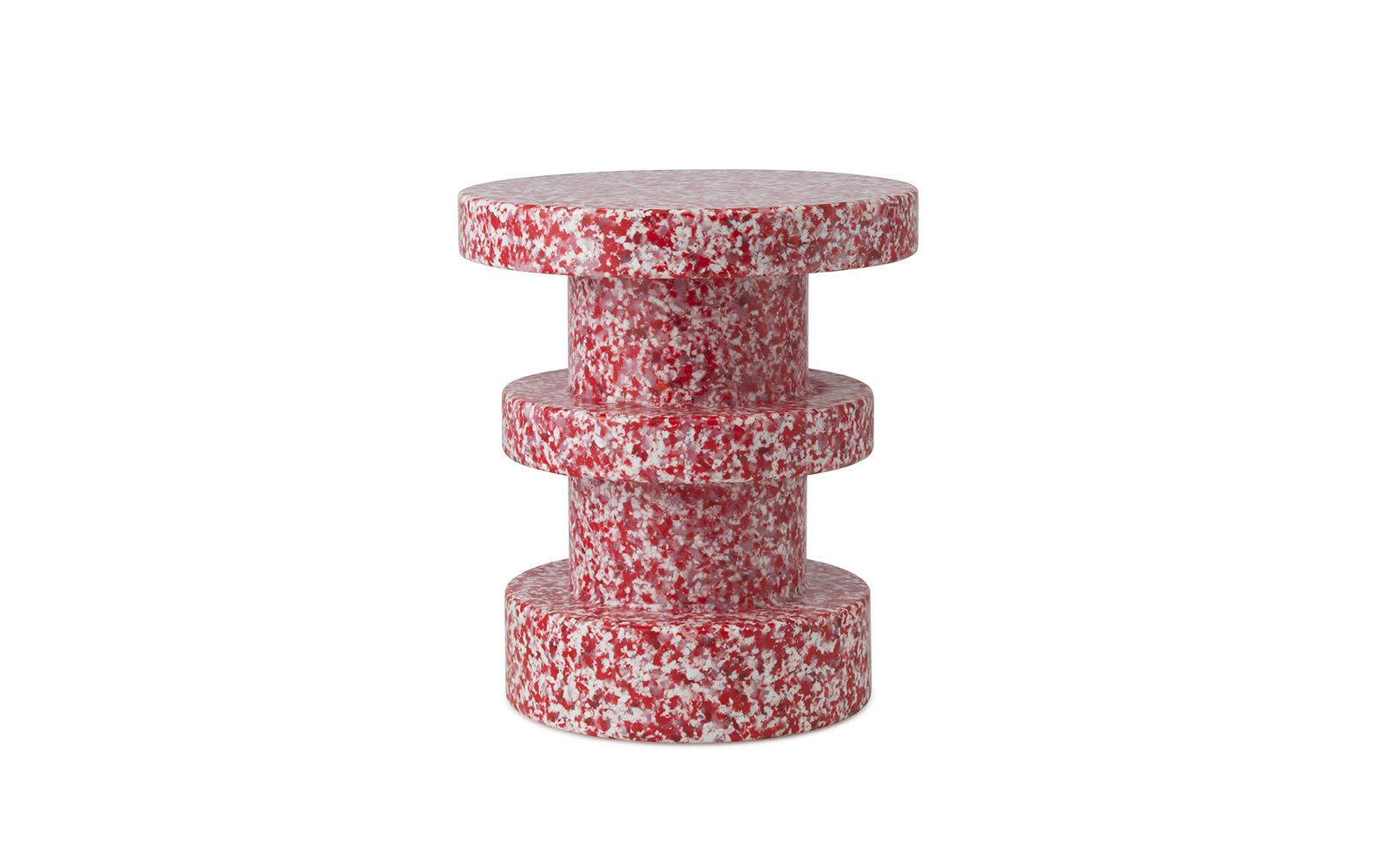 Bijzettafel - Bit Stool Stack - Red