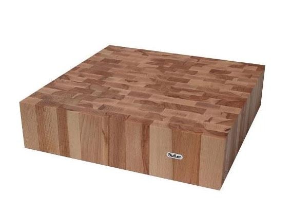 Hakblok - 40 x 40 x 10 cm - Beukenhout