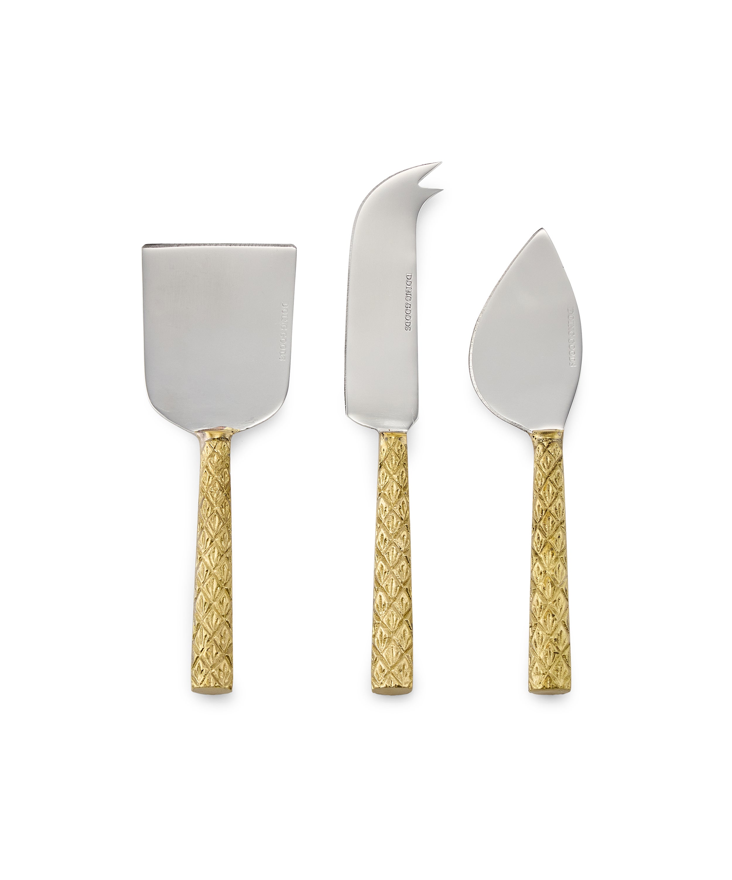 Kaasmesjes Set - Chameli - Goud & Zilver