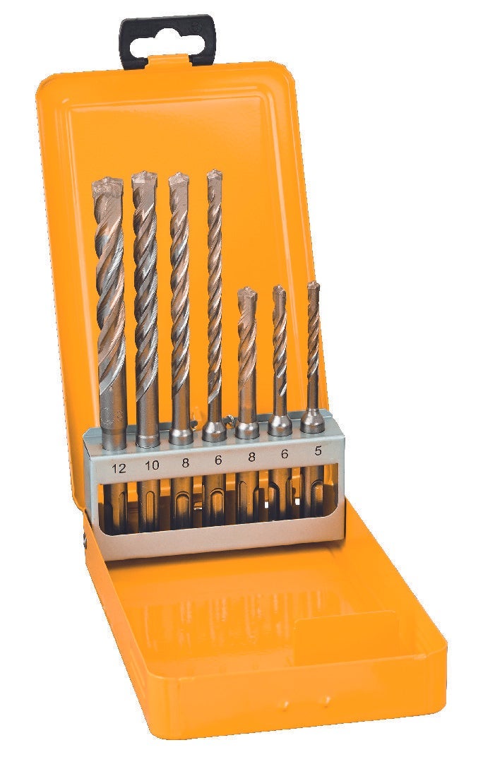 Cassette, 7-delig, SDS-Plus boor EXTREME 2, 5,6(x2),8(x2),10,12mm