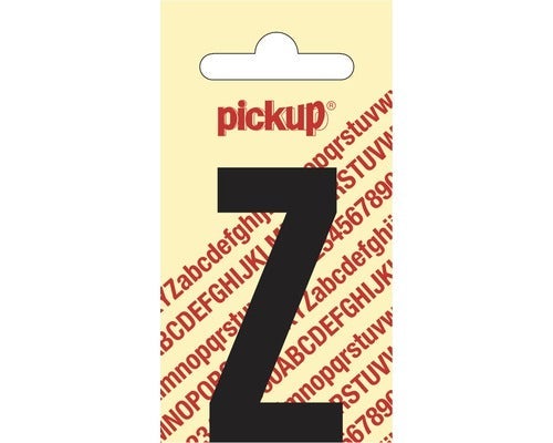 Pickup nobel plakletter zwart/mat 60 mm z