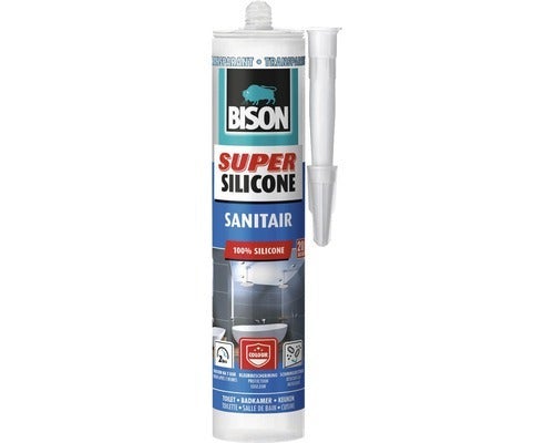 Super silicone sanitair transparant - 310 ml