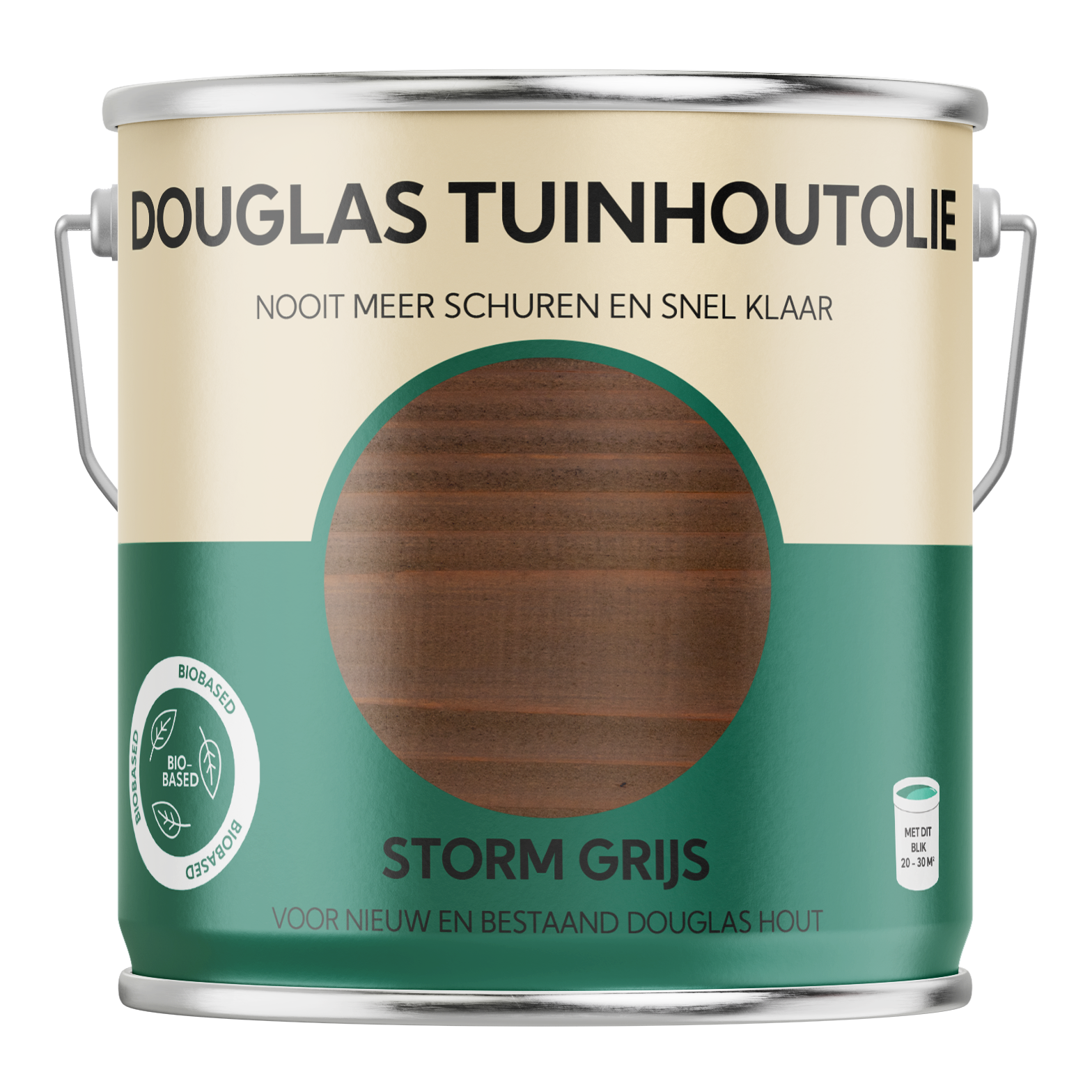 Douglasolie - Storm Grijs - 2500 ml.
