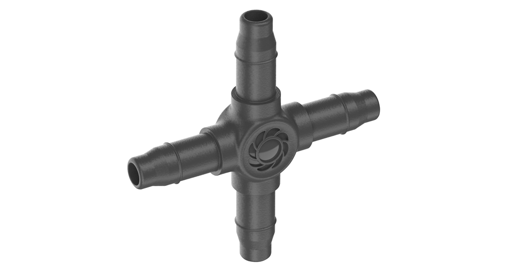 Kruisstuk 4,6 mm (3/16") - Micro-Drip System