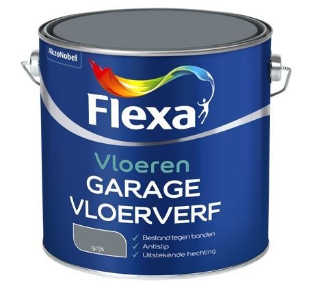 Lak - Flexa garagevloer 2,5 liter - Grijs