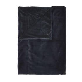 Plaid - Furry 150x200 OEKO-TEX - Nightblue